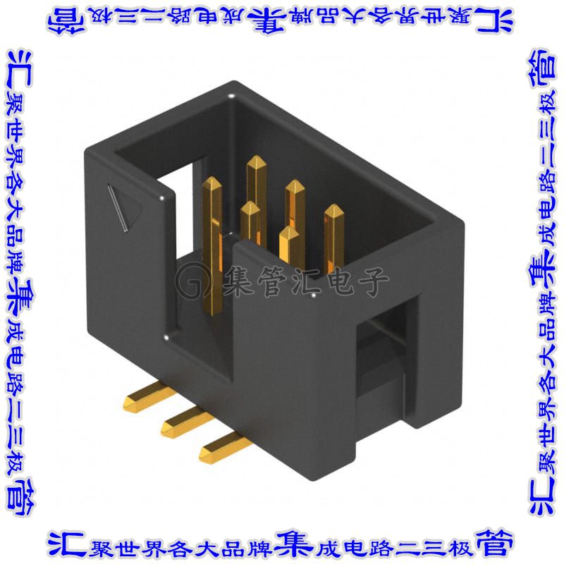 3020-06-0300-00-TR 针座连接器6POS接头2排2.54mm公形插针表贴SM