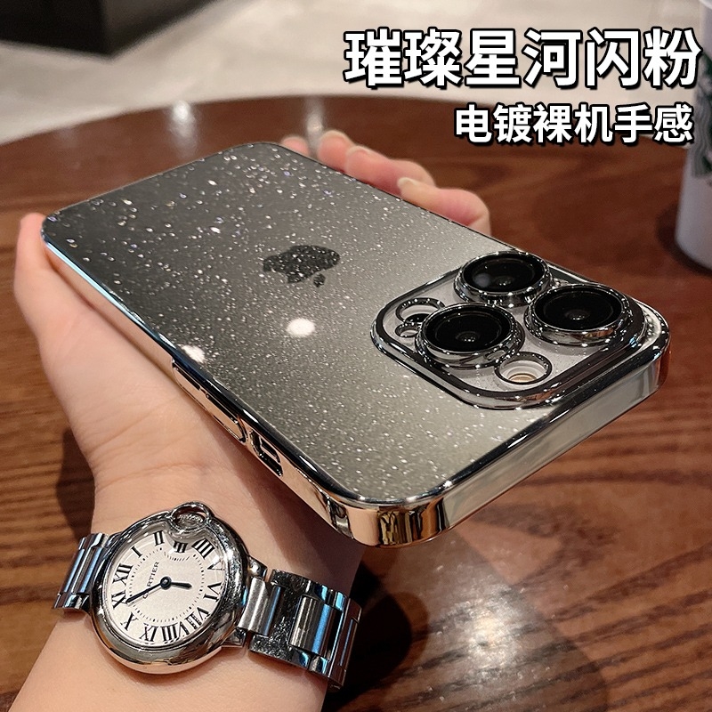 适用苹果15promax手机壳iphone14pro新款透明高级感13带镜头膜12por全包防摔11网红女超薄男16pro硅胶套ins风