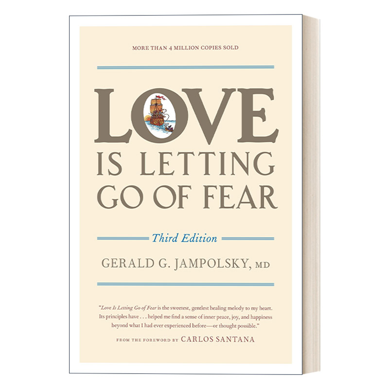 英文原版 Love Is Letting Go of Fear  Third Edition 真爱无惧\/爱就是放下恐惧，第三版 Gerald G. Jampolsky 英文版 进口书籍