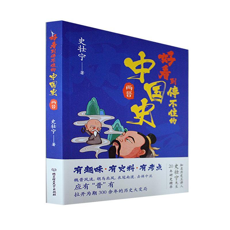 好看到停不住的中国史：两晋史壮宁 著 绘本 图画书 少儿动漫书少儿 历史读物书籍 中国历史少儿书籍 儿童阅读书籍