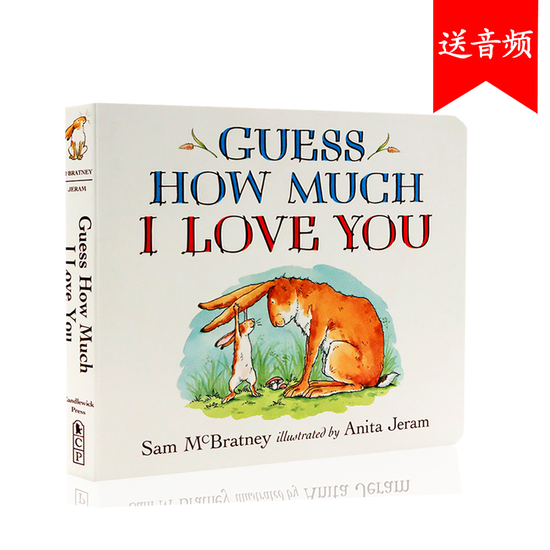 Guess How Much I Love You 猜猜我有多爱你 进口英文原版正版 幼儿童英语启蒙认知绘本 宝宝情商早教撕不烂纸板书 廖彩杏推荐书单