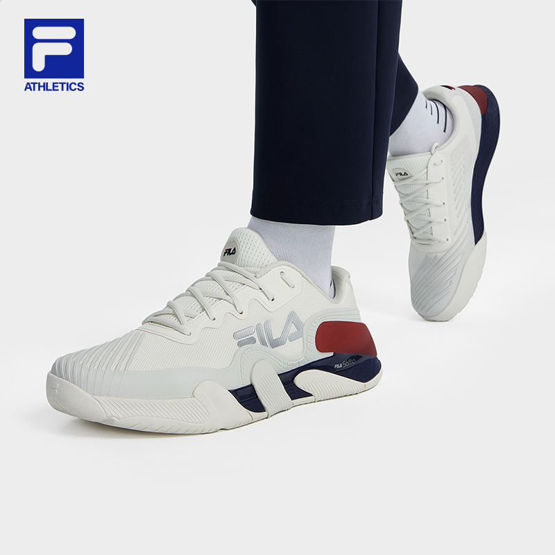 FILA 斐乐官方POTENZA火力1+网球鞋男鞋2024冬季新款专业运动鞋