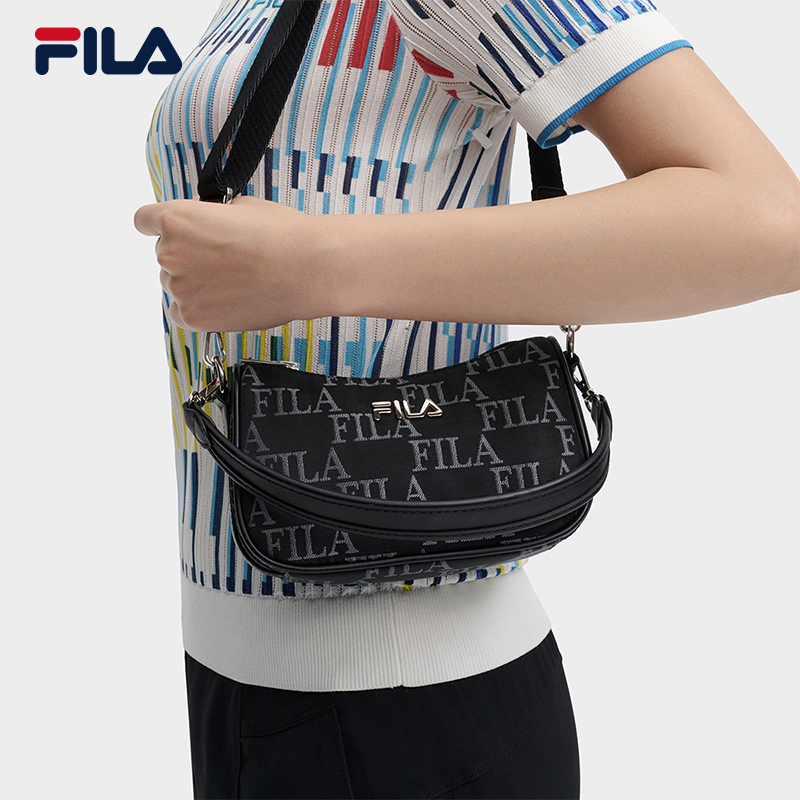 FILA 斐乐官方女包挎包2024秋季新款时尚休闲单肩包斜挎包腋下包