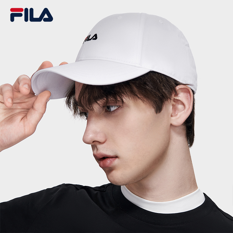 FILA 斐乐官方棒球帽情侣款棒球帽男女帽休闲鸭舌帽子遮阳帽女帽