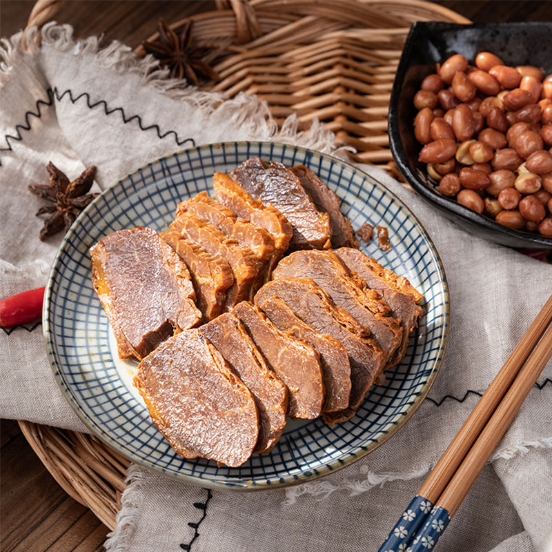 三珍斋酱牛肉熟食传统五香卤牛肉特产红烧牛肉真空即食速食肉代餐