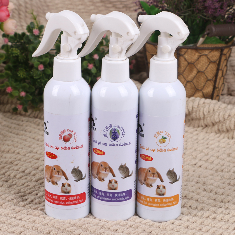 JESSIE\/洁西 兔子龙猫仓鼠荷兰猪用 小宠笼底除臭剂220ml