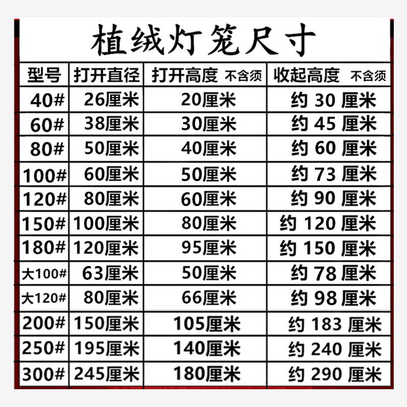 大红灯笼印字春节福字装饰植绒绸布大门户外亮化防水广告全红灯笼