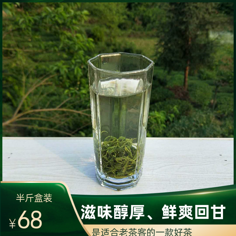 24新茶绿茶毛峰贵州遵义湄潭茶叶锌硒茶茶农直销半斤250g包邮炒青