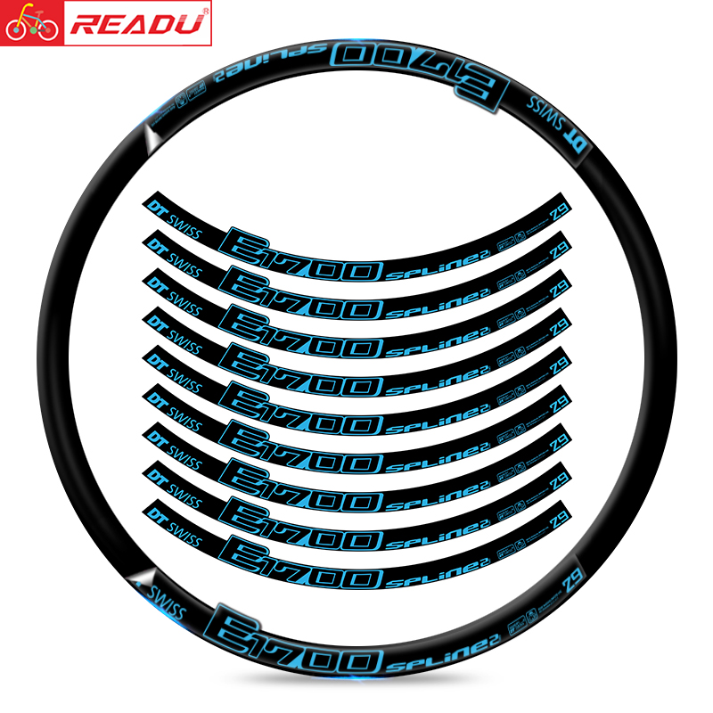 DTswiss E1700 spline山地车轮组贴纸DT单车轮组车圈AM贴纸防水
