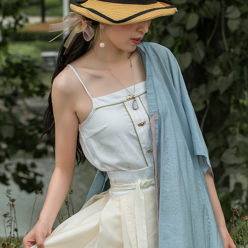 现货特价 灵龙纪知夏明制主腰元素多色日常搭配夏季女装改良汉服