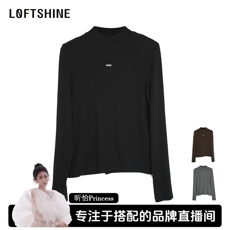 【昕怡粉丝专享】LOFTSHINE珞炫百搭打底T恤衫74511702