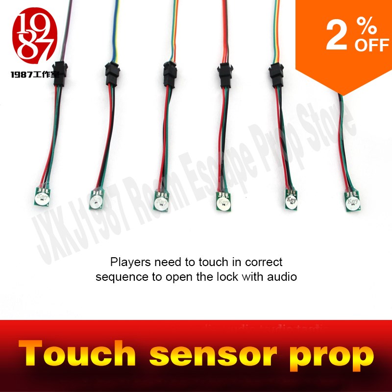 Room escape peop touch sensor prop touch in correct sequenc