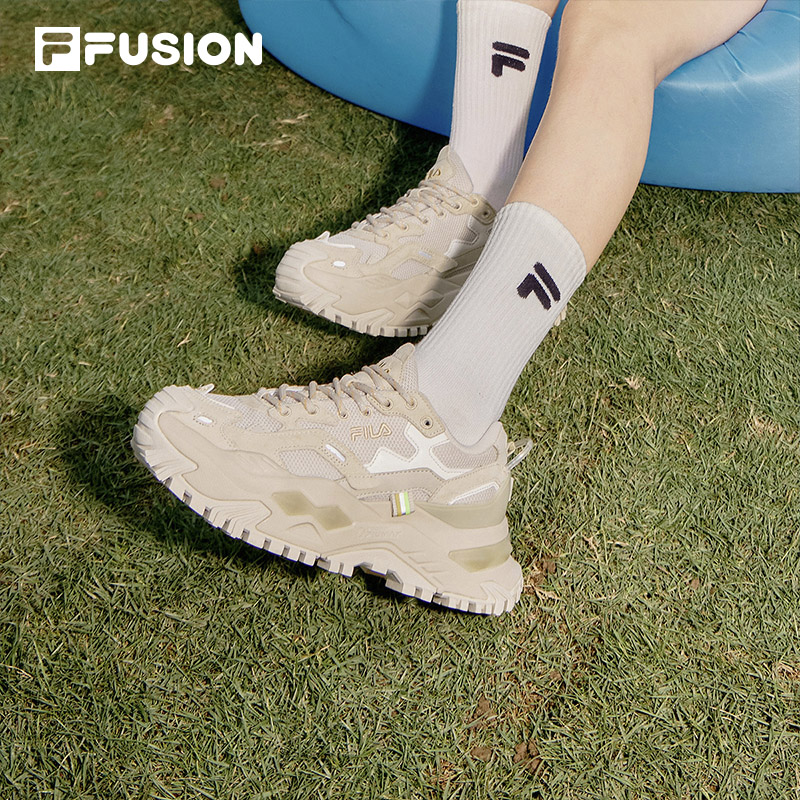 FILA FUSION斐乐硬糖女鞋2024新款秋冬运动鞋跑步鞋官方旗舰正品