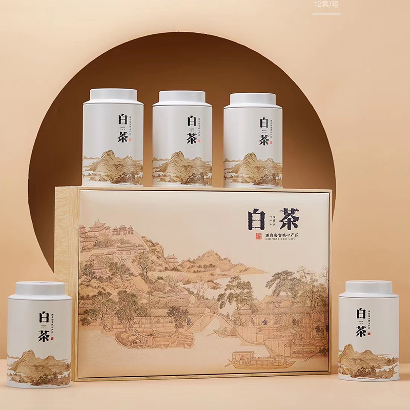 2024新茶宋品正宗白茶明前头采特级安吉特产春茶绿茶250g礼盒装