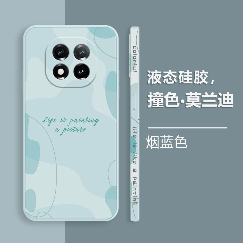 适用于红米note14pro+手机壳新款液态硅胶全包防摔男女红米Note14个性创意潮牌高级感莫兰迪note14pro保护套