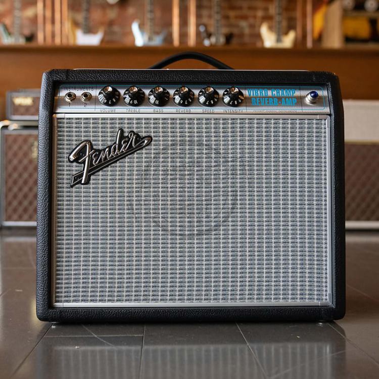 X标价9折 Fender 芬达68 CUSTOM VIBRO\/ CHAMP REVERB 电吉他音箱