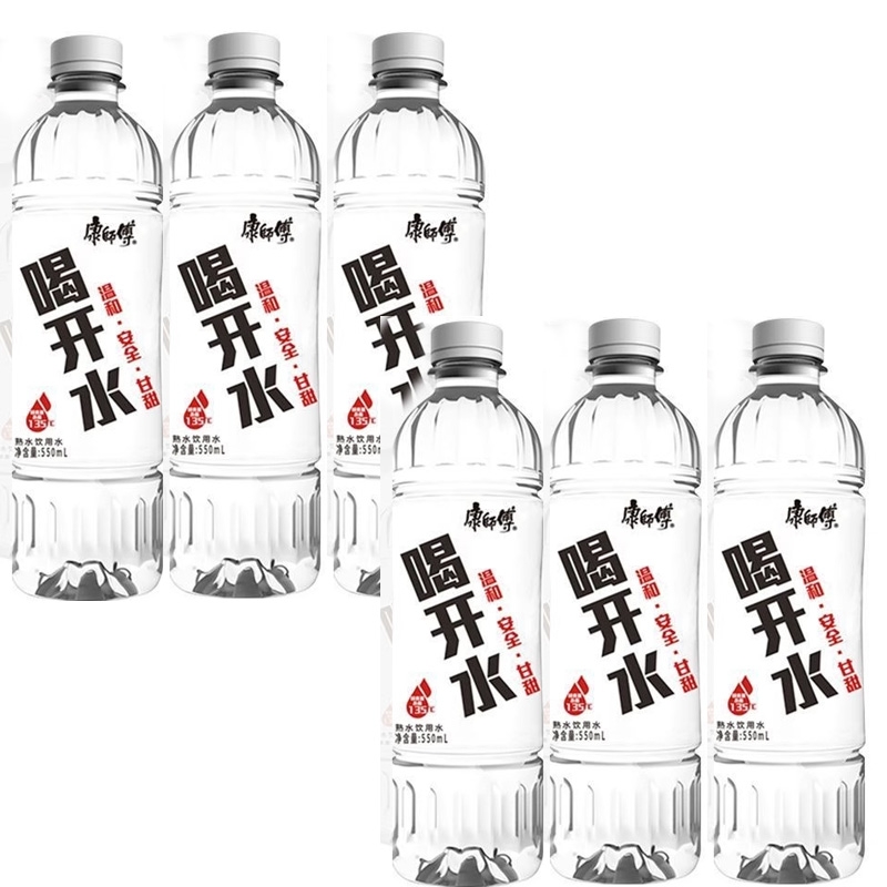 康师傅喝开水饮用水380ml\/550ml\/6瓶\/12瓶\/24瓶