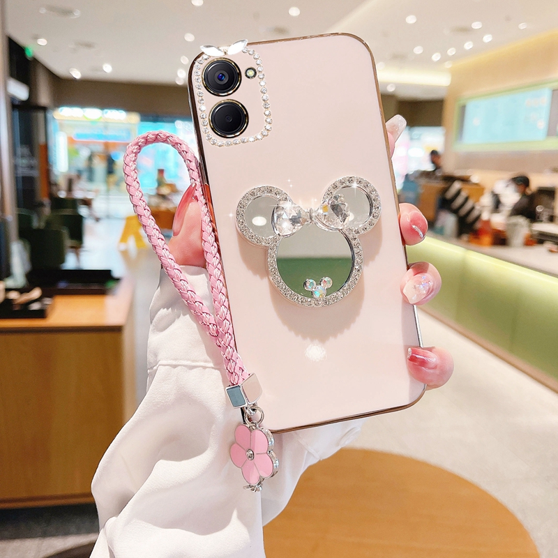 Realme10s手机壳真我10s新款opporealme硅胶rmx3617保护套oppo镜头全包防摔reαlme女款relame化妆镜薄软外壳