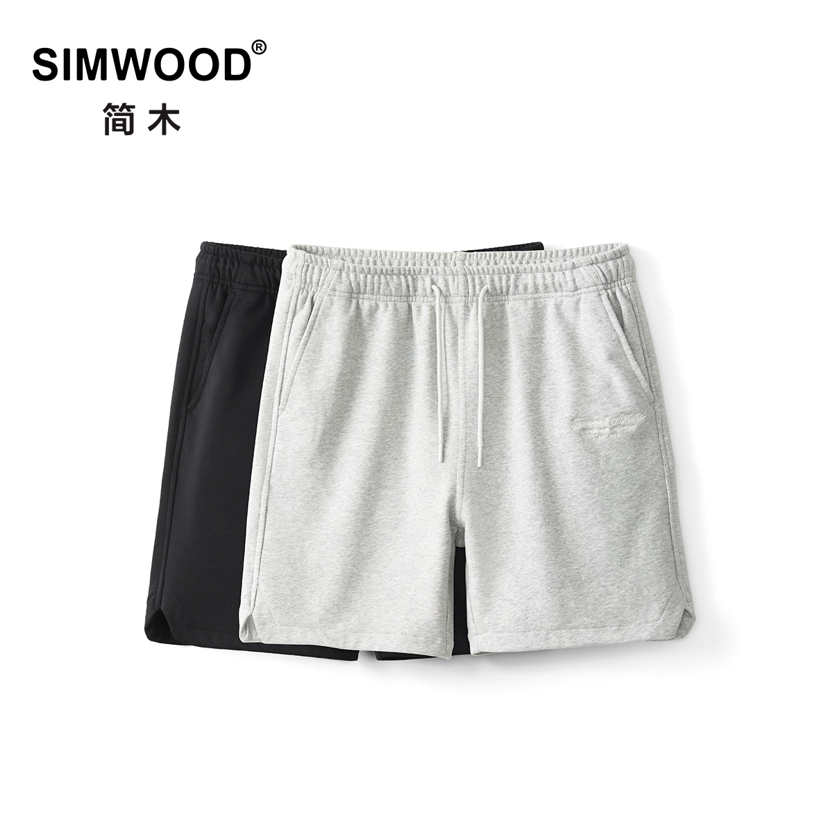 Simwood简木男装【宽松版】全新版型300g sorona凉感运动短裤男