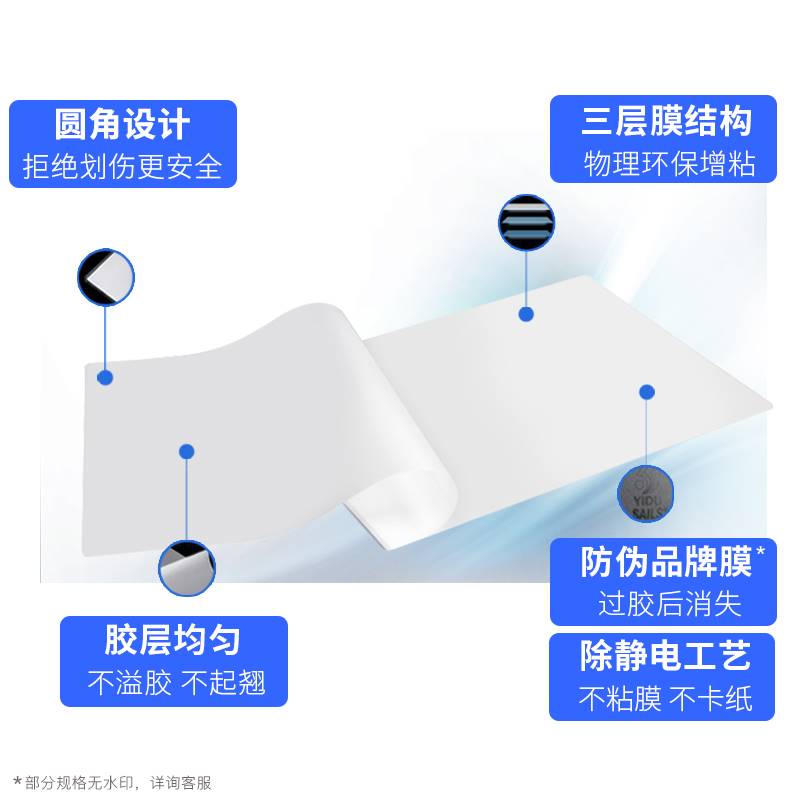 厂家千帆塑封膜Ai4护贝膜10丝A3过胶3寸4寸5寸6寸7寸8寸热塑热封