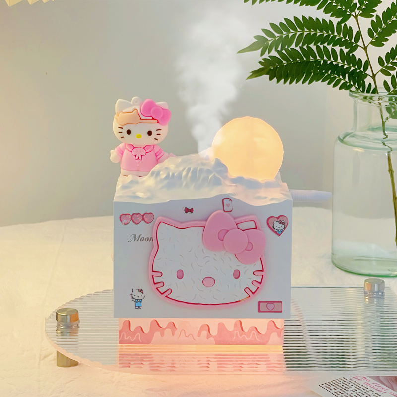 女生生日礼物闺蜜实用hellokitty猫加湿器可爱氛围灯送女朋友高级