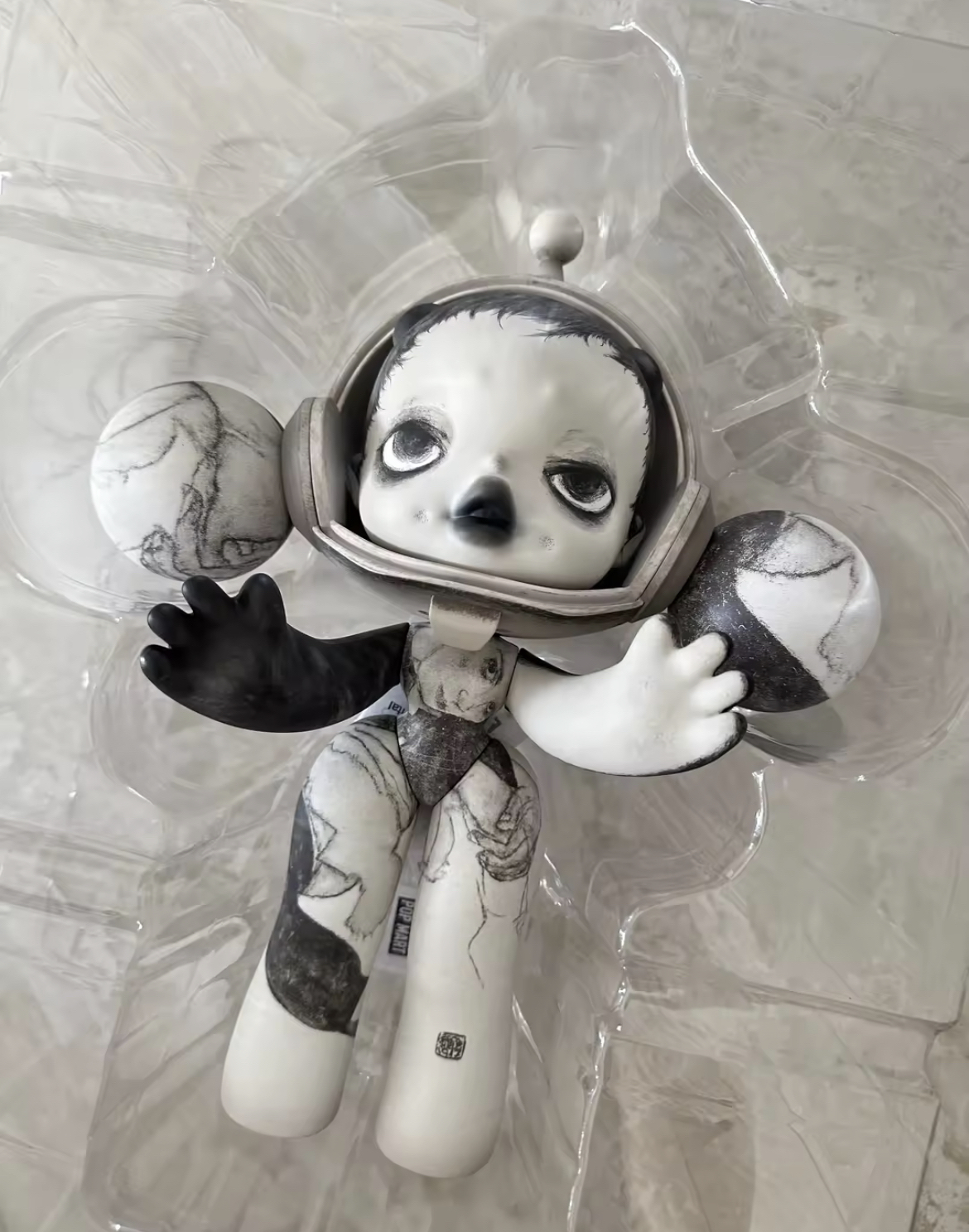 POPMART泡泡玛特MEGA珍藏sp埃贡middot席勒skullpanda大娃