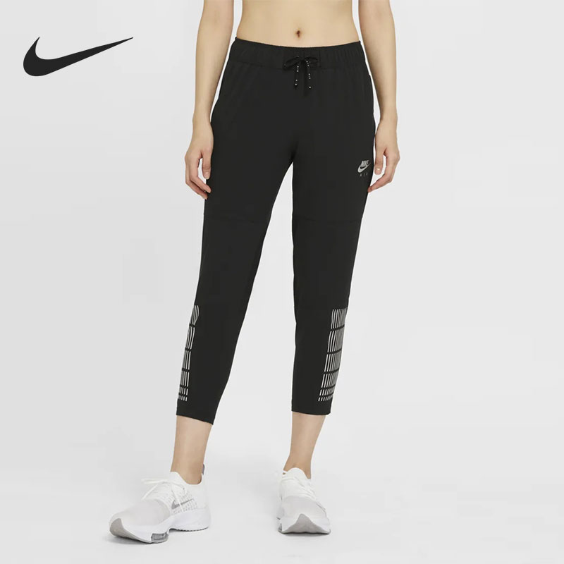 Nike\/耐克新款女子系带跑步健身训练运动七分裤CZ9153-010&