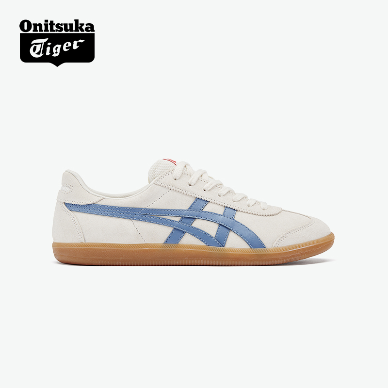 Onitsuka Tiger鬼塚虎TOKUTEN秋季男女板鞋米色蓝色运动德训鞋