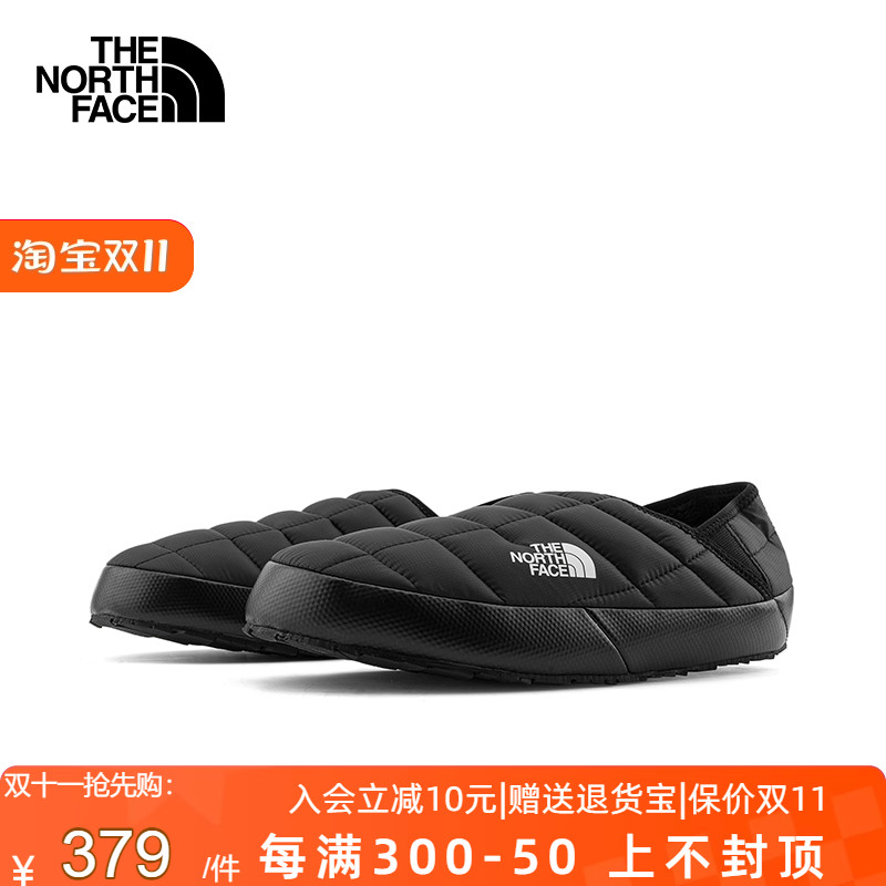 TheNorthFace北面休闲鞋男24秋冬新款户外保暖抓地棉鞋营地鞋3UZN