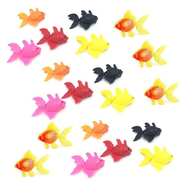 小众高货896A 20 Pieces Plastic Artificial Fish Aquarium Déc