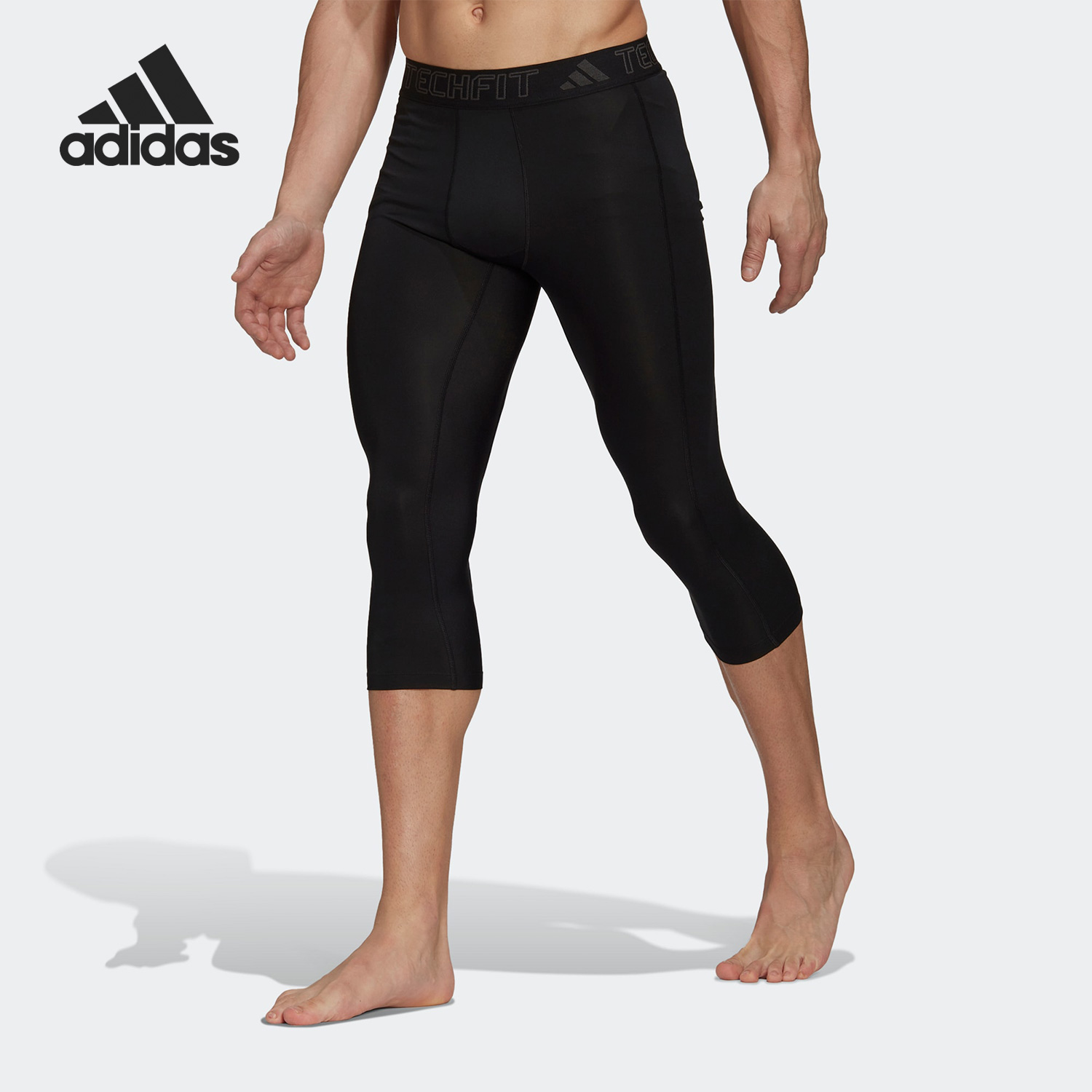 Adidas\/阿迪达斯官方正品TF 34 TIGHT男子运动健身七分裤HD3523