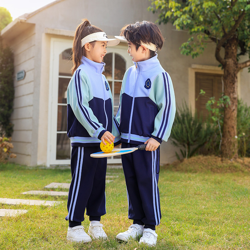 秋季班服小学生三件套幼儿园园服春秋套装学院风一年级运动会校服