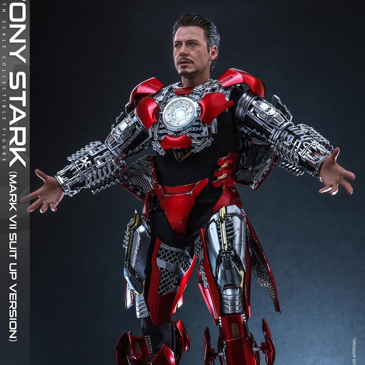 HOTTOYS HT 1\/6 复仇者联盟 钢铁侠 MK7 MMS718 开甲版 现货