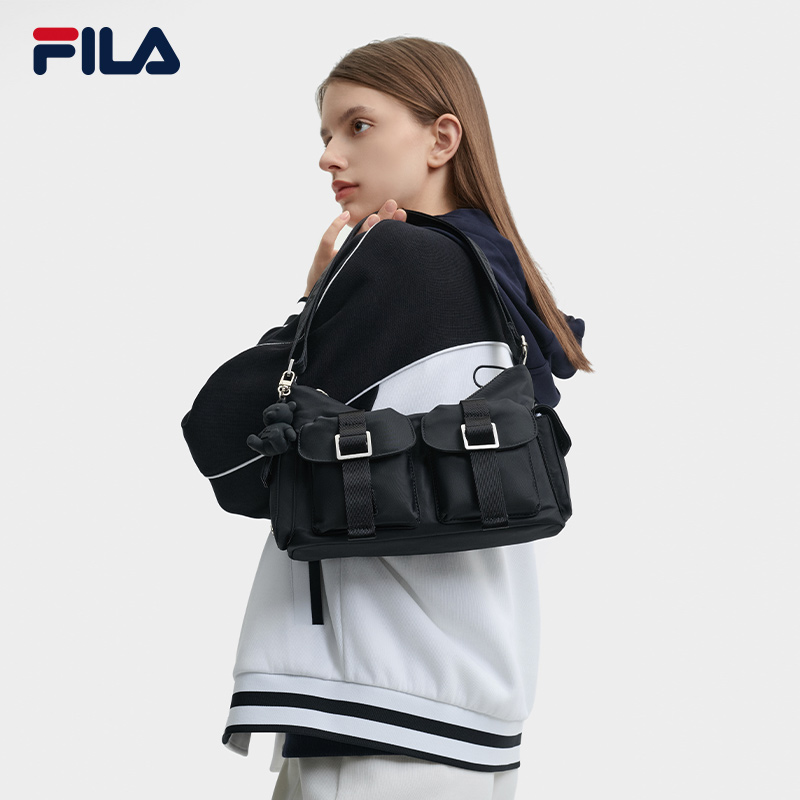 FILA 斐乐官方女包挎包2024冬新款时尚休闲单肩包斜挎包腋下包女