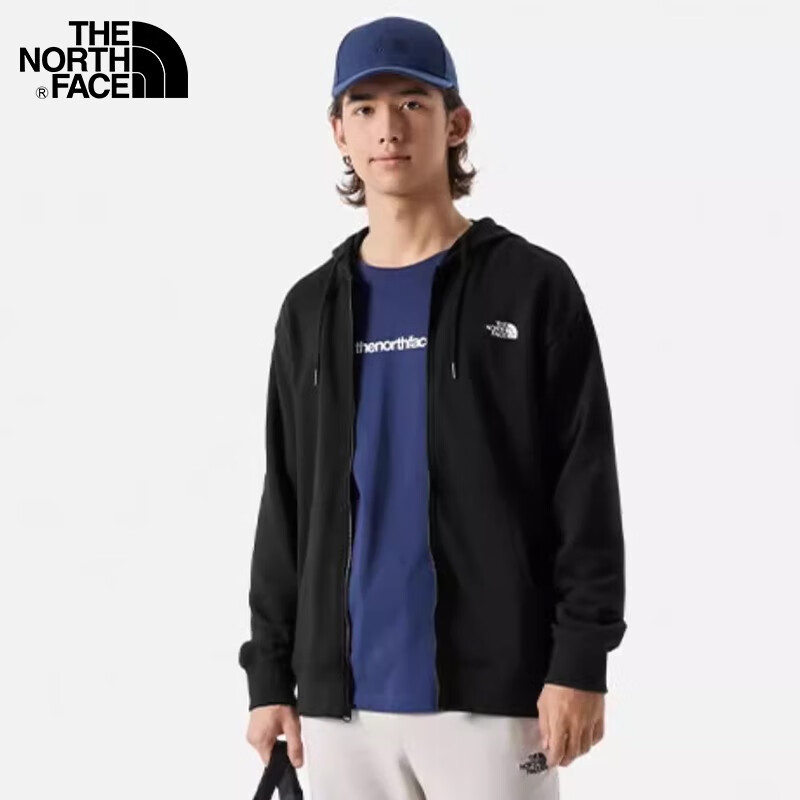 TheNorthFace北面卫衣情侣款24春夏新款户外运动连帽开衫外套83OR