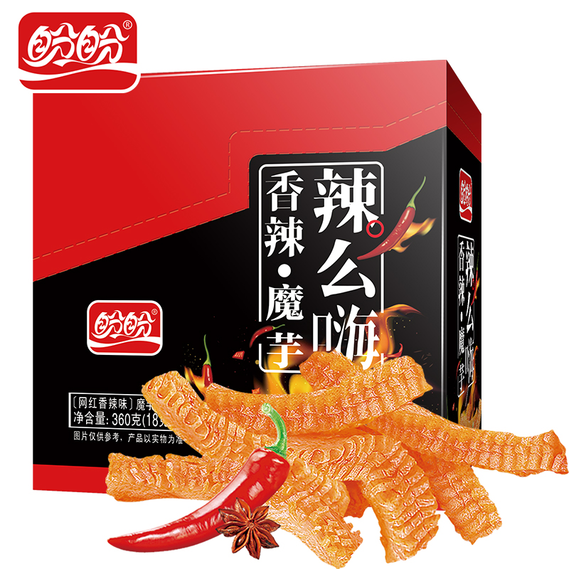 盼盼旗舰店魔芋爽魔芋香辣条零食素毛肚香辣美味网红小吃