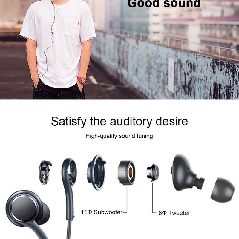 新品Ear phone For S&amp;msung Galaxy S8 Earbuds Earphone Hea