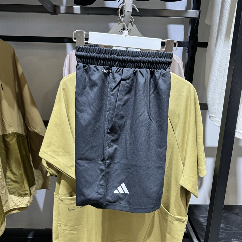 adidas阿迪达斯运动短裤男子24夏季新款休闲速干透气五分裤HS3253