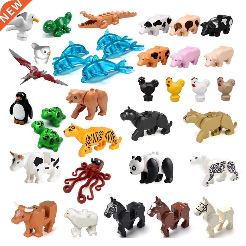 Compatible Mini Animals Building Blocks for Children MOC Tur