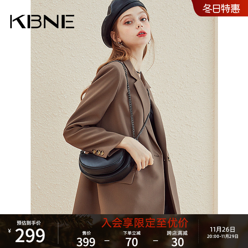 西装外套女休闲西服kbne2024新款职业装小个子正装上衣春秋冬外衣