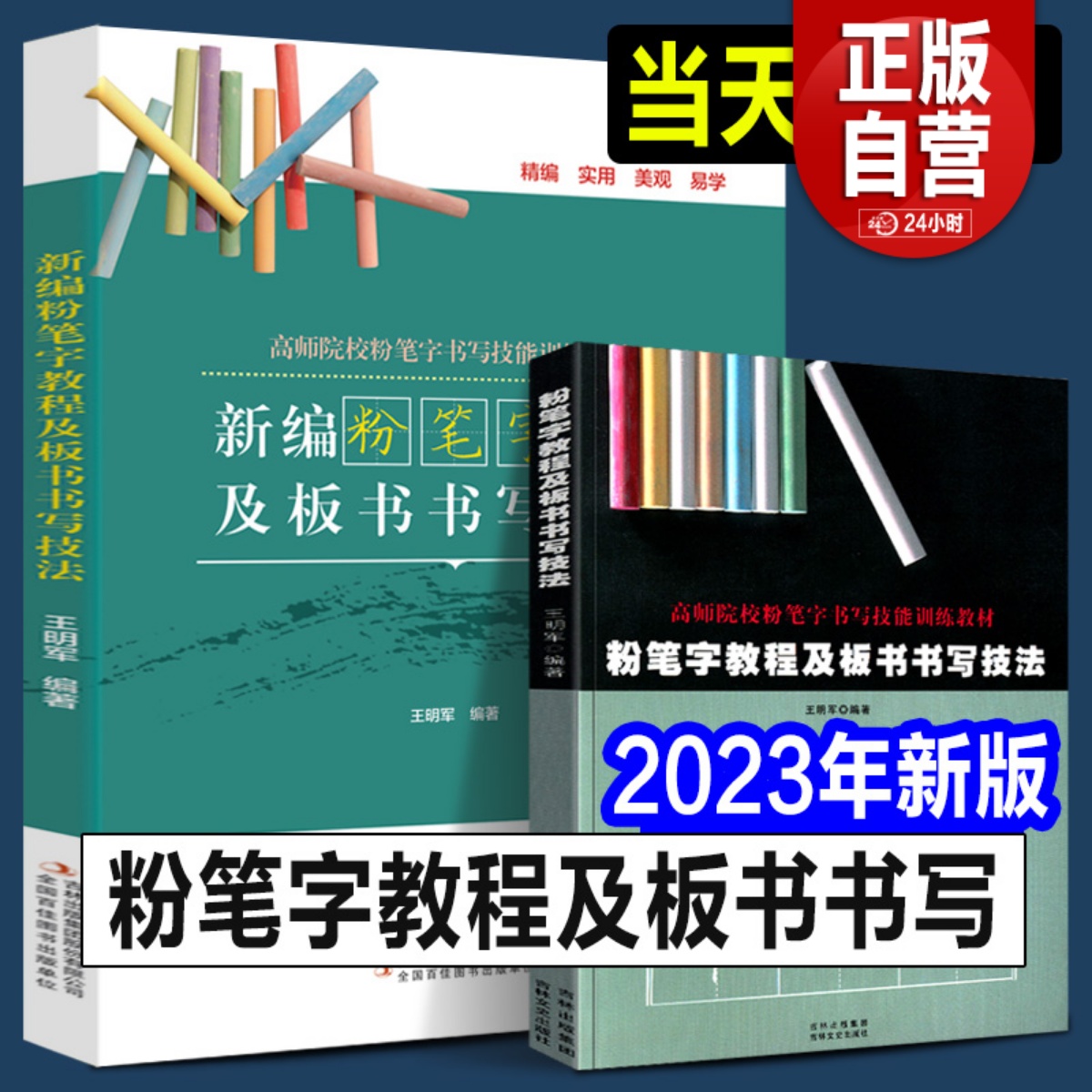 【正版2023年】粉笔字教程及板书书写技法 高师院校粉笔字书写技能训练教材中小学教师师范学生临摹范本基础教程黑板楷书速成字帖