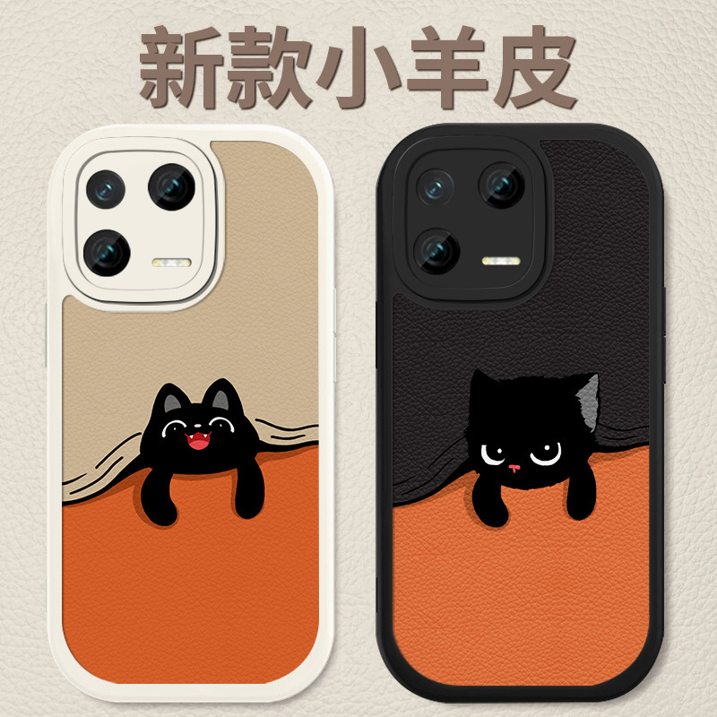 猫咪适用14plus手机壳iPhone13潮12\/11promax新款华为p50荣耀70小米8oppoa9x可爱nova10\/mate40红米k50\/k30s