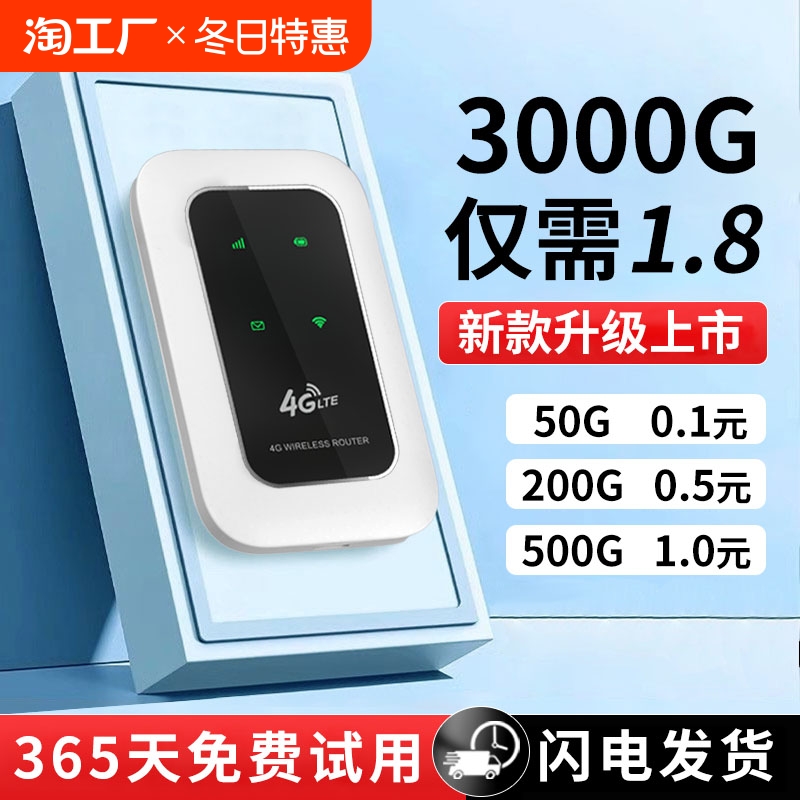 随身wifi2024新款5g无线网络移动无线wifi无限流量全国通用4g5g热点免插卡可移动wifi6便携式随身wifi