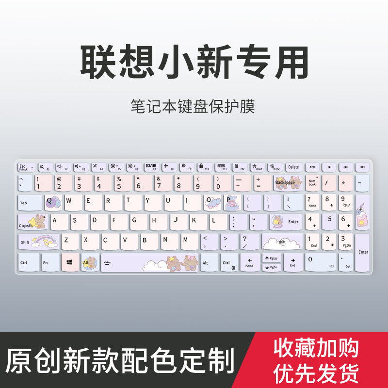 适用联想小新Air14Plus键盘膜Air15威6-15 ITL昭阳E4 E5笔记本ThinkBook 14P 15p 16p电脑YOGA13S键盘保护膜