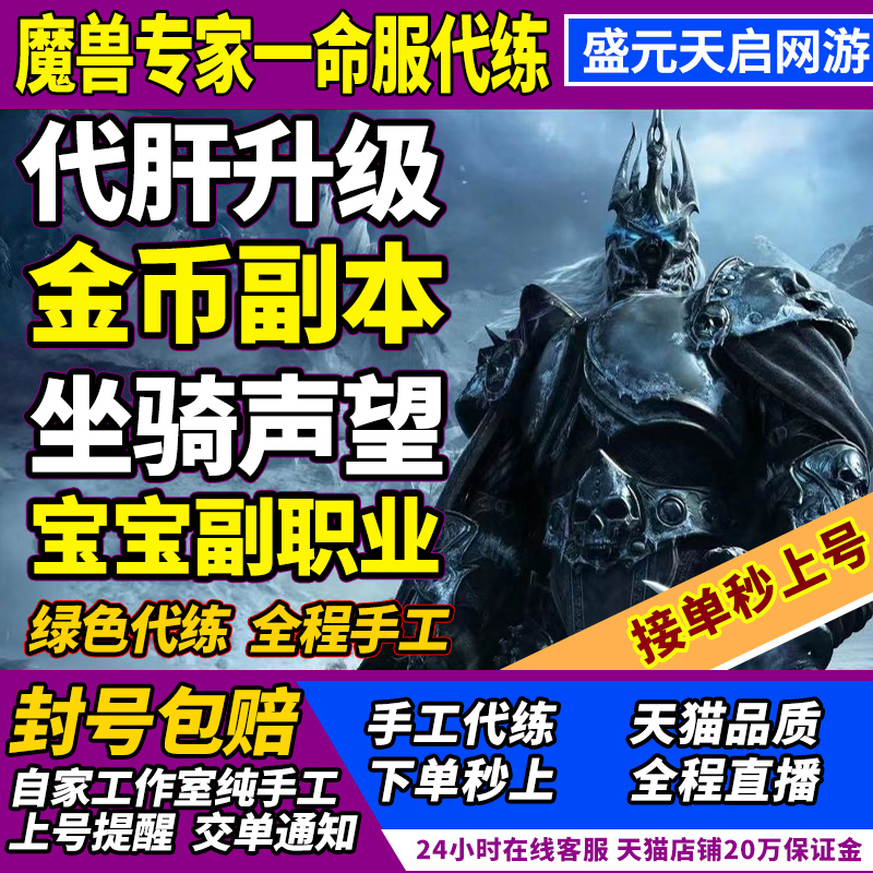 魔兽世界代练wow亚服HC模式专家一命服代练代肝升级金币副本坐骑