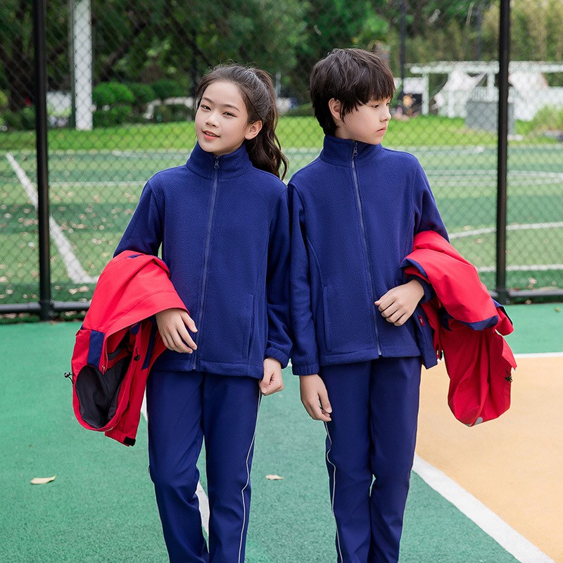 初高中学生校f服三件套小学生三合一冲锋衣加厚运动儿童班服幼儿