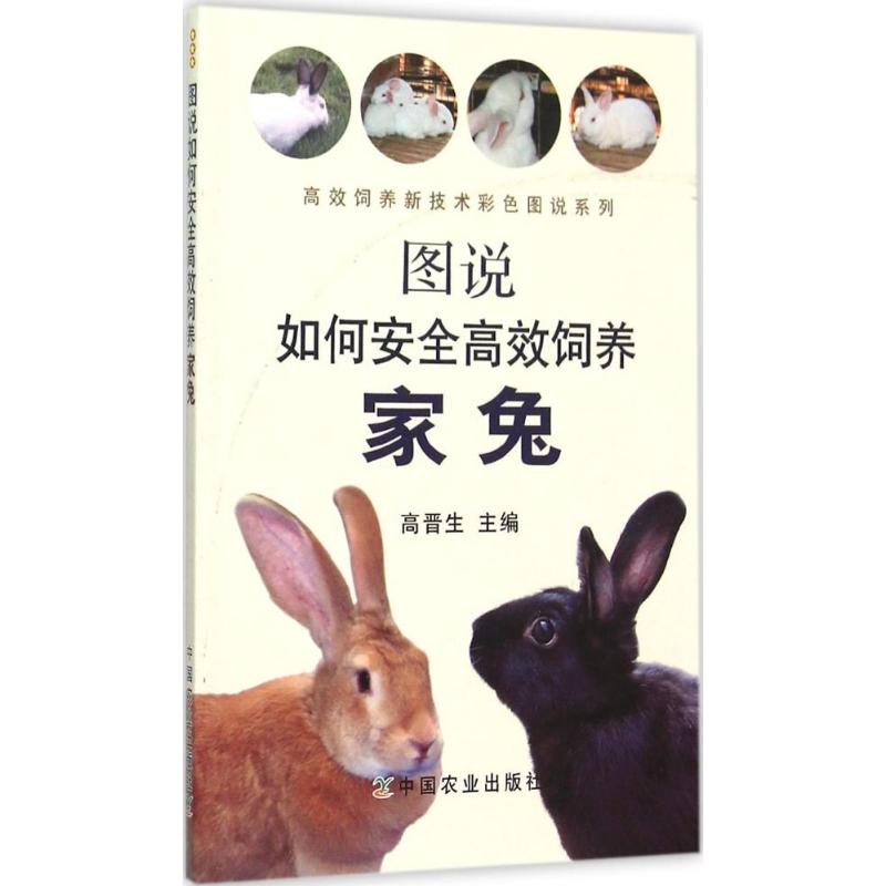 图说如何安全高效饲养家兔 高晋生 主编 动物饲养喂养技术入门教程图书 科学养殖大全书籍 中国农业出版