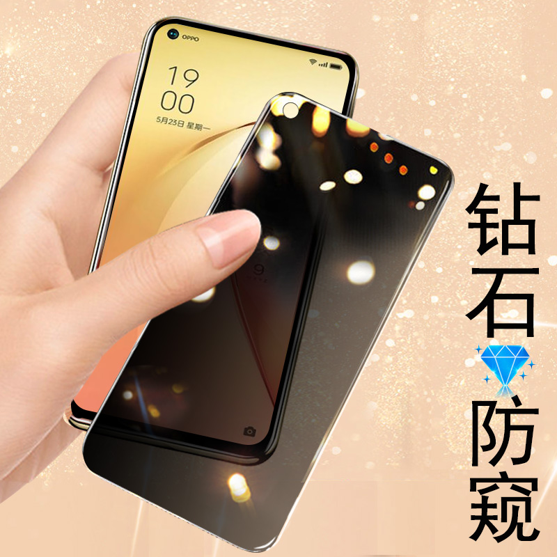 reno8t防窥reon8t4g钢化膜rneo8t5g防窥膜oppo手机opporeno8t防偷窥0pporeno保护贴8t模5g玻璃莹幕隐私防爆屏