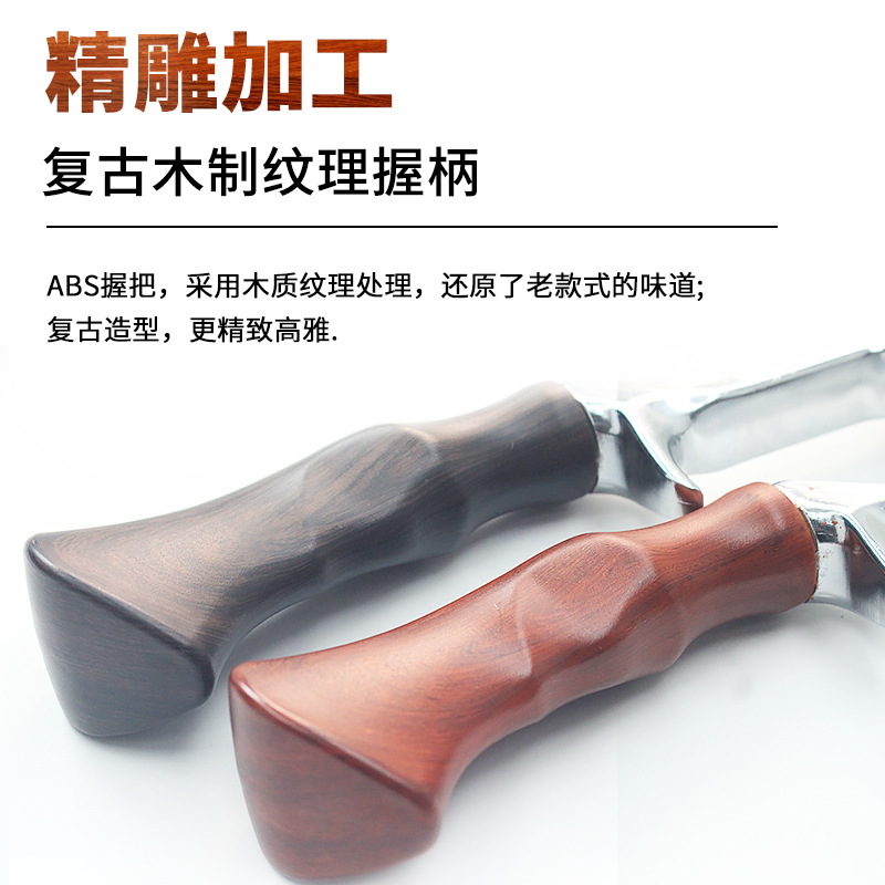 明邦路亚枪式把手MEBAO多功能DIY弹射微物竿下沉式复古马口竿把柄