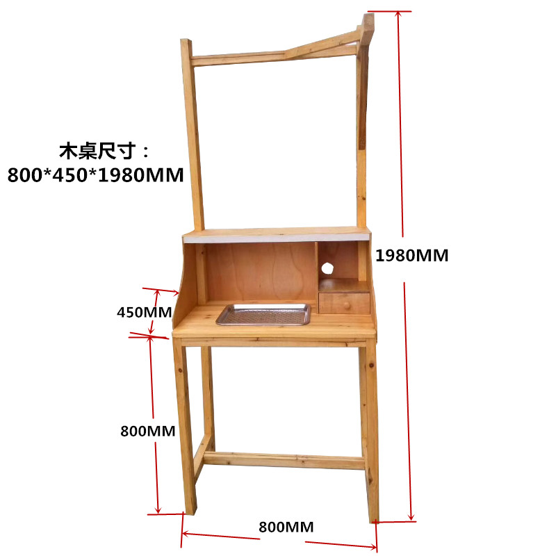 新品雕刻工作台锣机架实木电子机架玉雕工具实木桌子玉雕设备架木